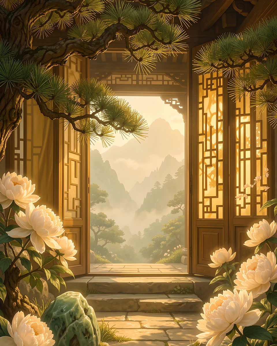 Premium Eastern cultural wall art gift direction